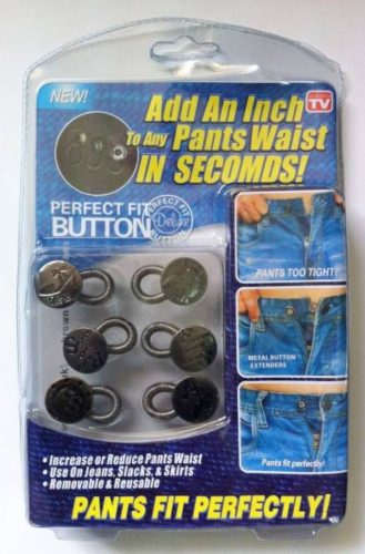 Perfect Fit Button állítható, eltávolítható gomb