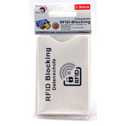 RFID blokkoló bankkártya tok - 3 db-os szett