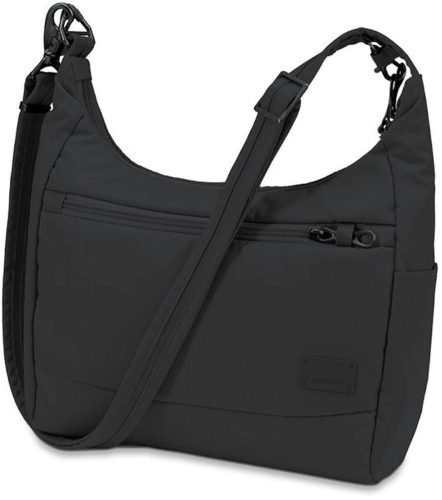 PacSafe Citysafe™ CS100  vállon átvethető női táska - fekete